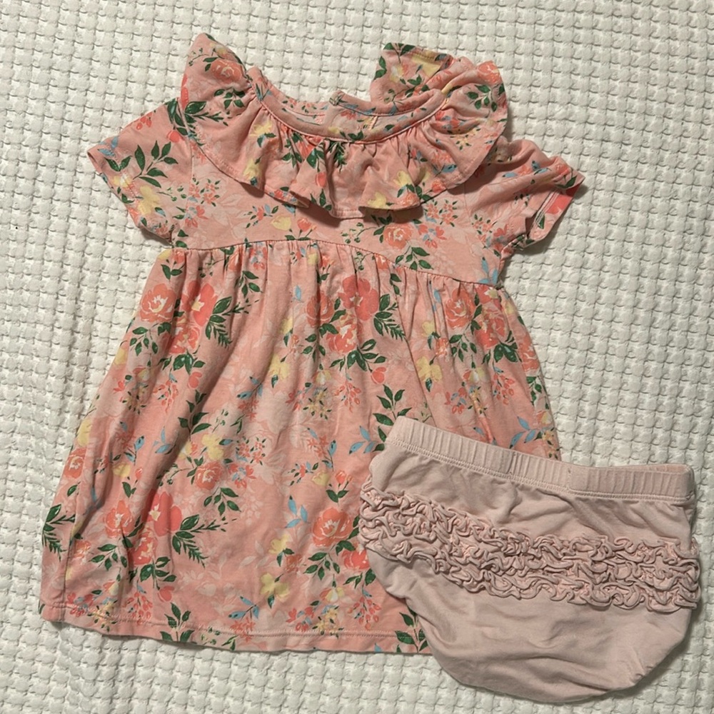 Magnetic Me pink baby dress size 6-9 month